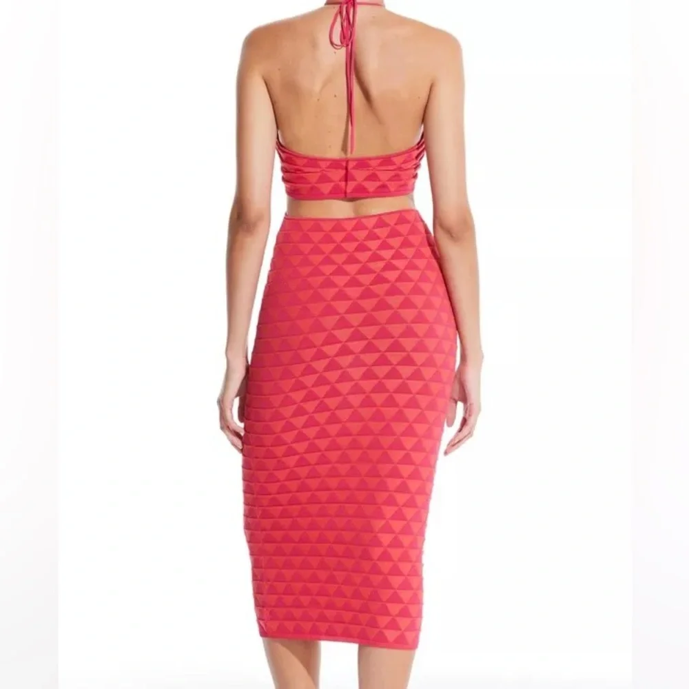NWT Solid & Striped The Kiana Dress in Texture Geo - Picture 4 of 10